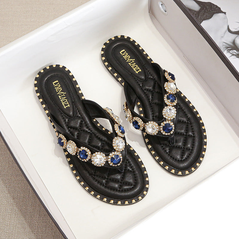 Ladies New Fashion All-match Flip Flops