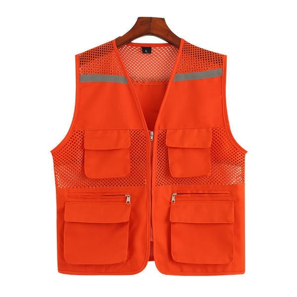 Children's Clothing Multi-pocket Reflective Waistcoat  Adult