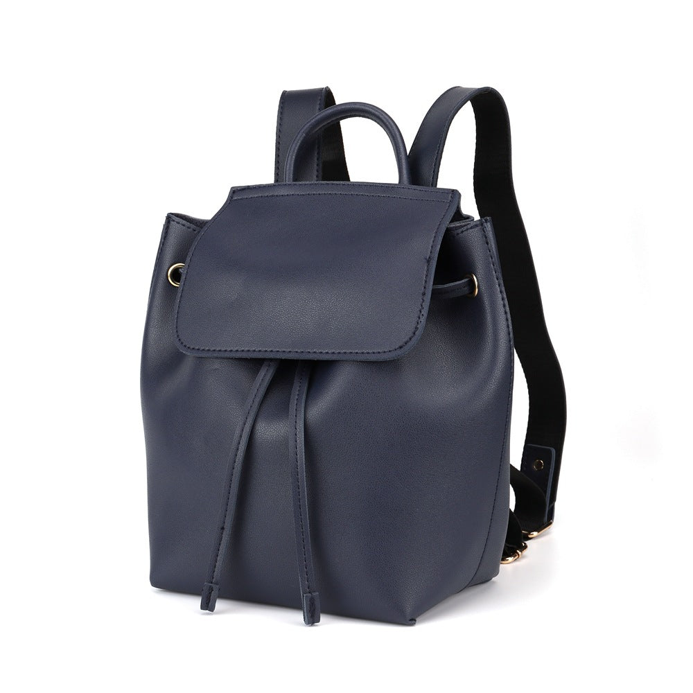 Ladies Leisure College Backpack Trend Cowhide Pattern