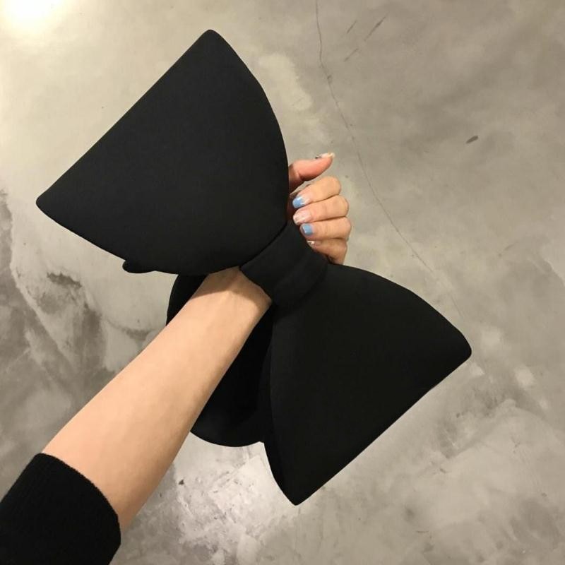 Retro Cute Bow Space Cotton Handbag For Women