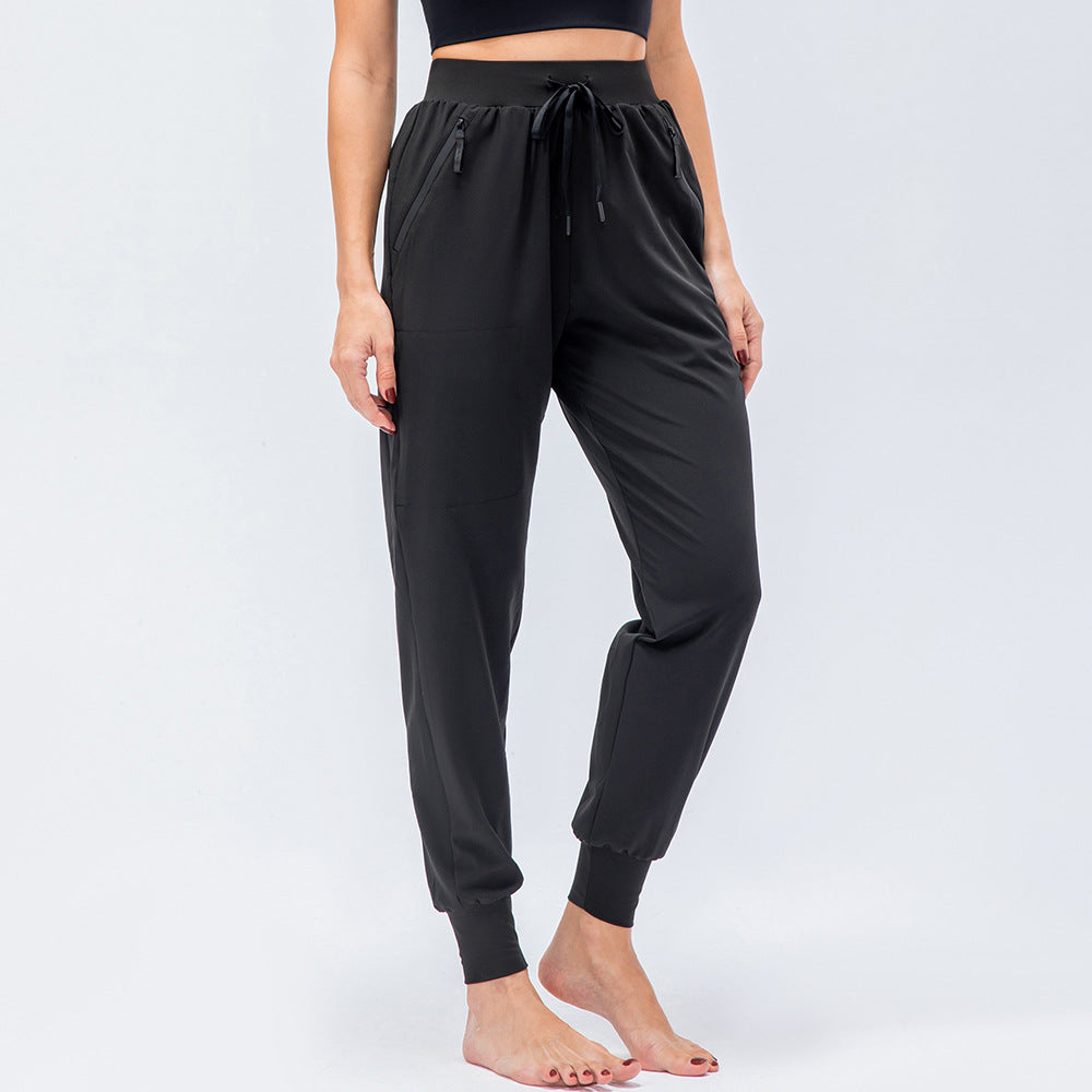 Drawstring Casual Outdoor Running And Hiking Trousers
