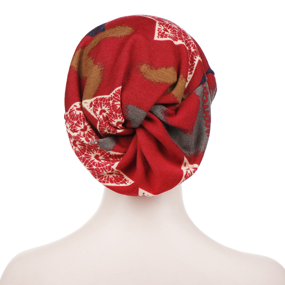 Spring And Autumn Extra Large Cloth Ponytail Pullover Hat