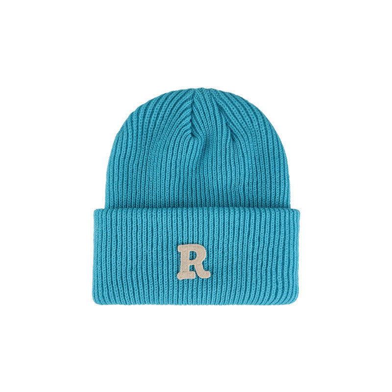 Female Fashion Casual Letter Woolen Hat