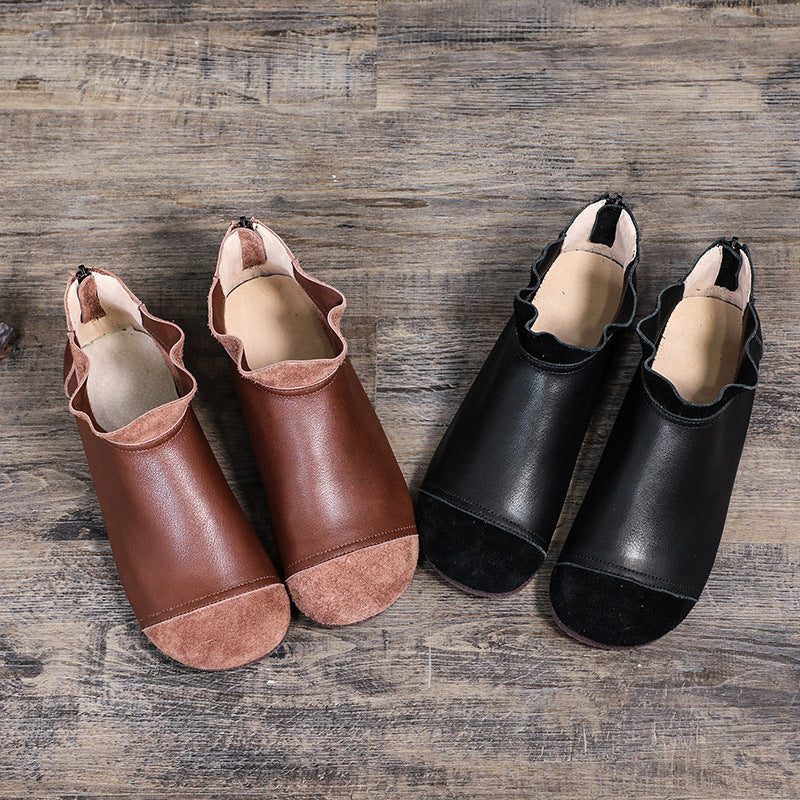 Women's All-match Slip-on Soft Leather Shoes