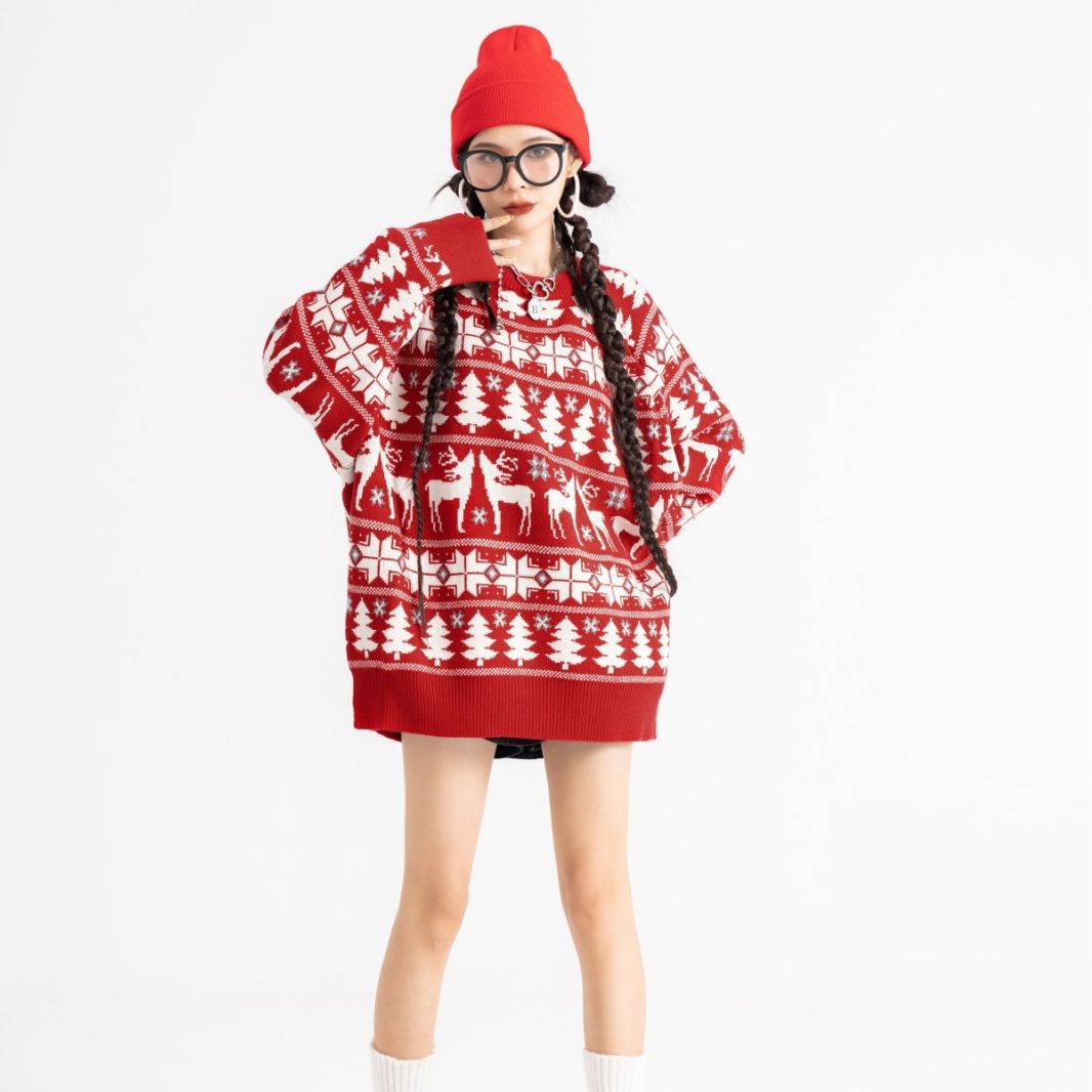 Løs og moderne casual sweater til par - mænd og kvinder