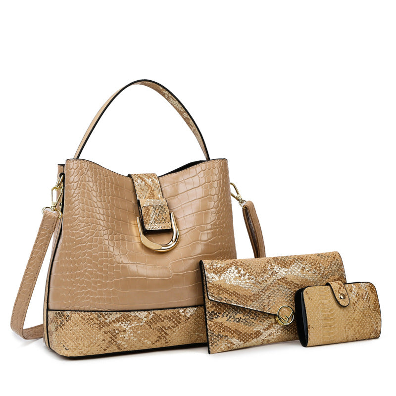 Urban Minimalist Bucket Bag Handheld And Crossbody