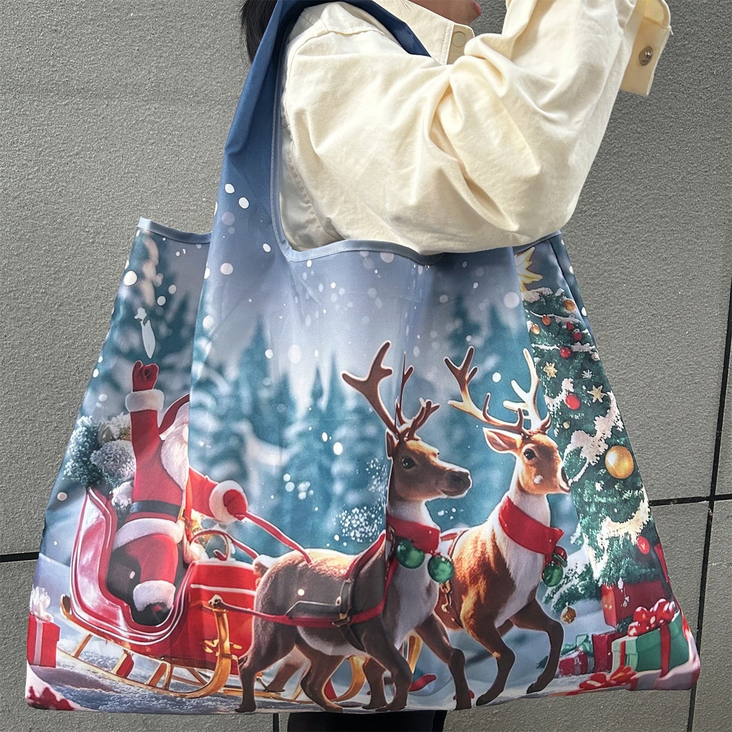 One-shoulder Santa Claus Gift Bag