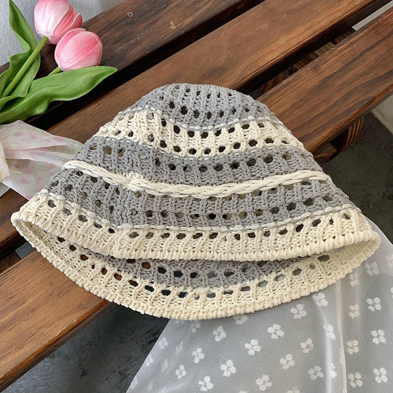 Summer Japanese Face-showing Little Wild Straw Hat Seaside