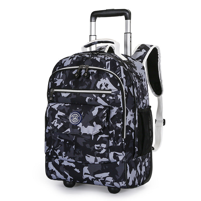 Ultra-light Back Pull Dual-purpose Trolley Backpack