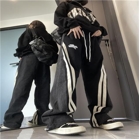 Sports Denim American High Street Slacks