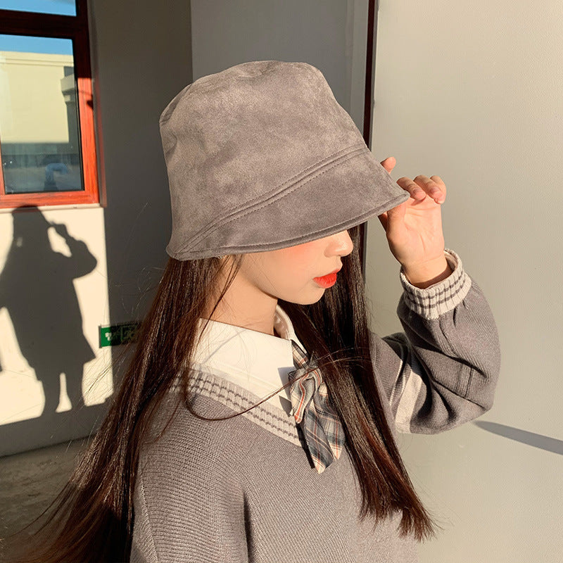Solid Color Bucket Hat Male Tide Outdoor