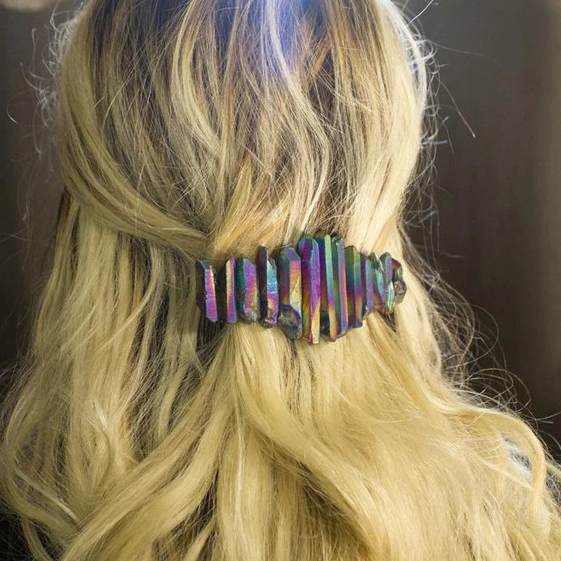 Multicolor Spring Crystal Hairpin Headwear 8cm