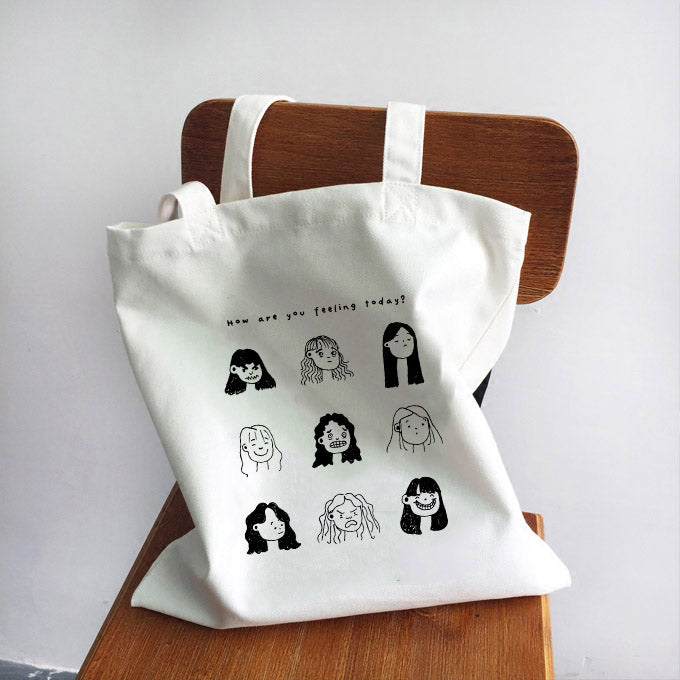 Girl Power Quotes Print Canvas Bag Shoulder