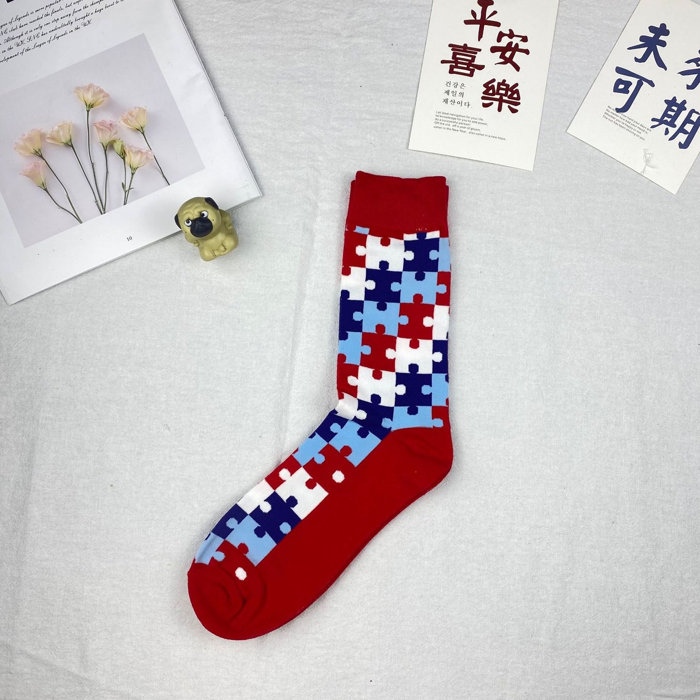 Girls Cartoon Socks In Long Tube Trendy Socks