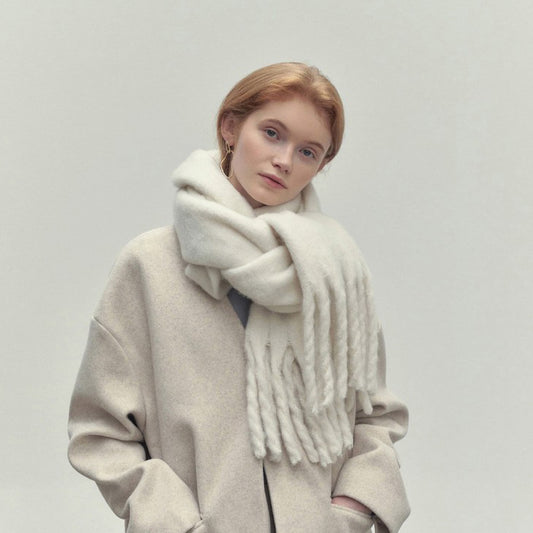 Soft Cozy And Laid-back Long Neck Warmer That Adds Instant Ambiance