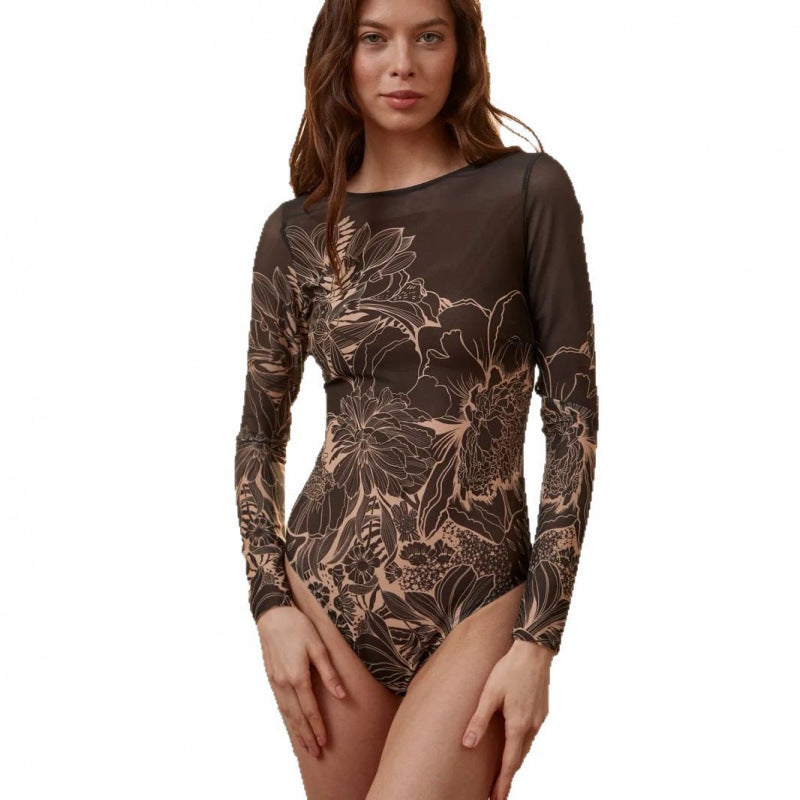 European And American One-piece Bikini Russian Swimsuit