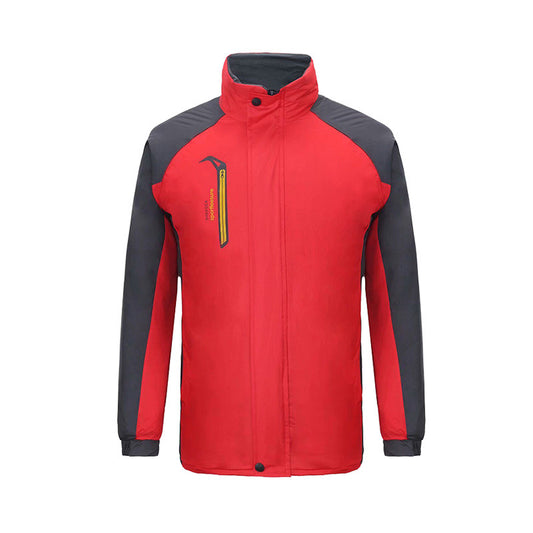 Men's And Women's Winter Fleece-lined Shell Jacket Outdoor Keep Warm