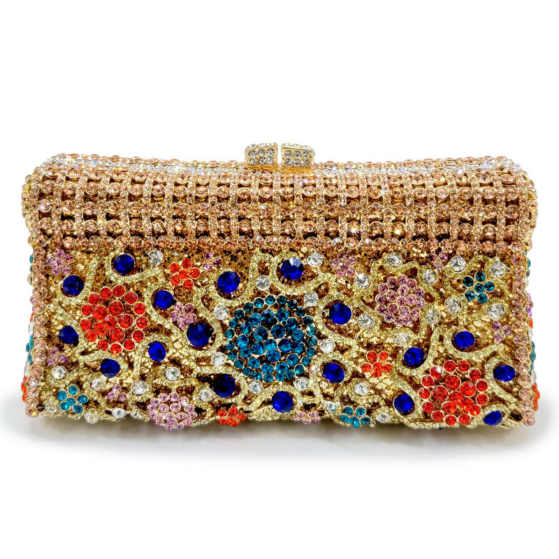 Handmade Spot Drill Dinner Bag Fashion Lady