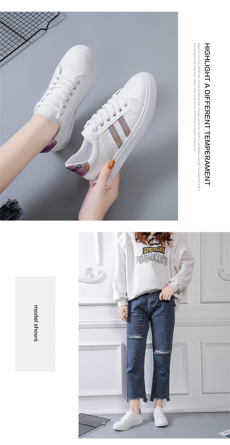 Versatile Basic Student Leisure Sports Flat Sneakers