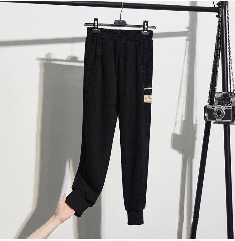 Women's Casual Simple Solid Color Leg Closing Trousers