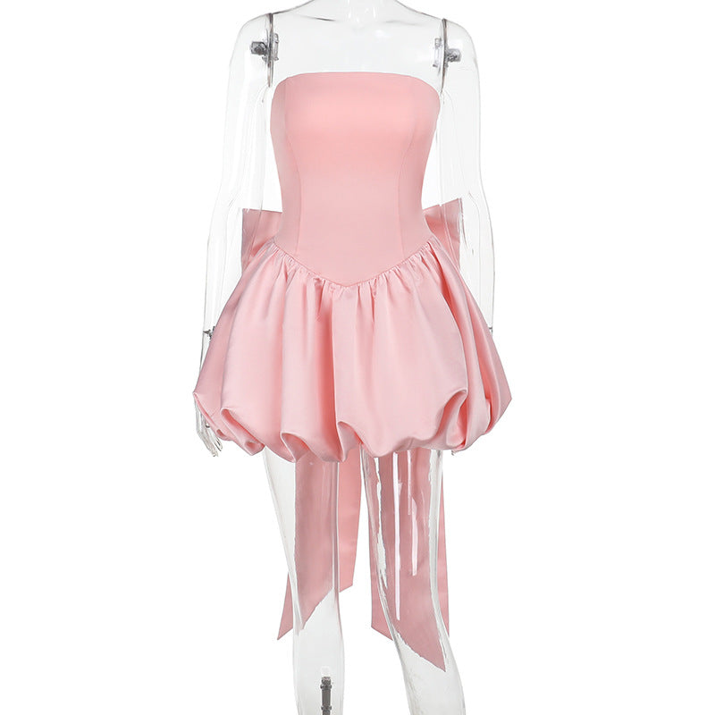 Bow-tie Bodice Dress For Women