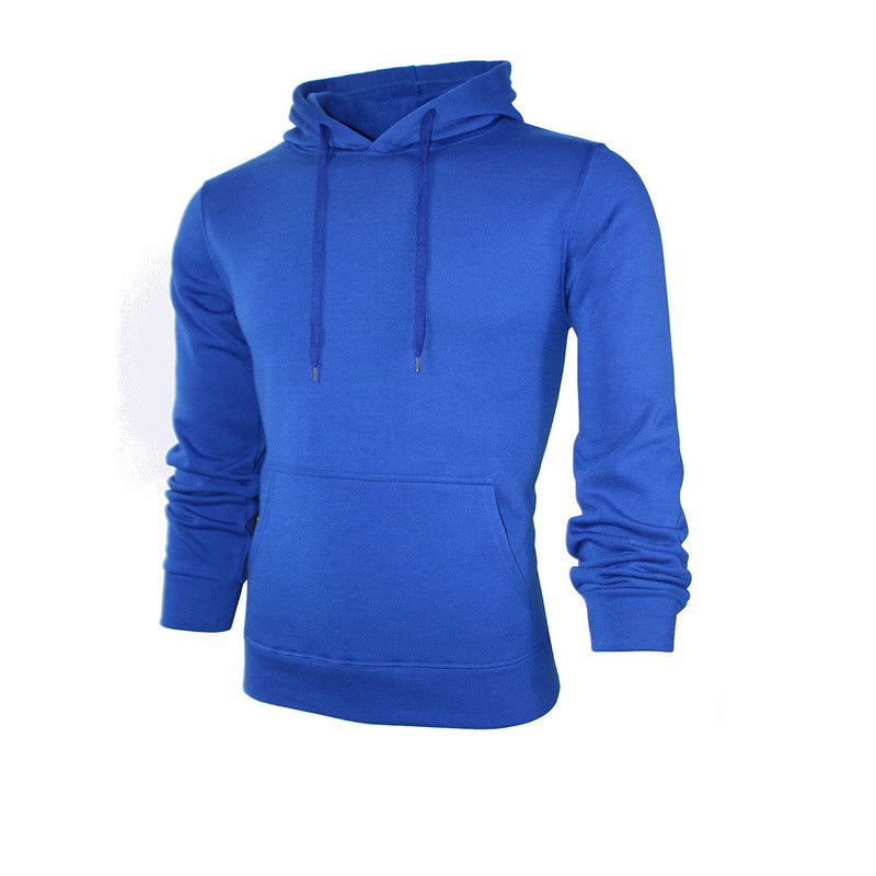 Men's Sweatshirt Long-sleeved Hooded Fleece Knitted Casual Sportswear