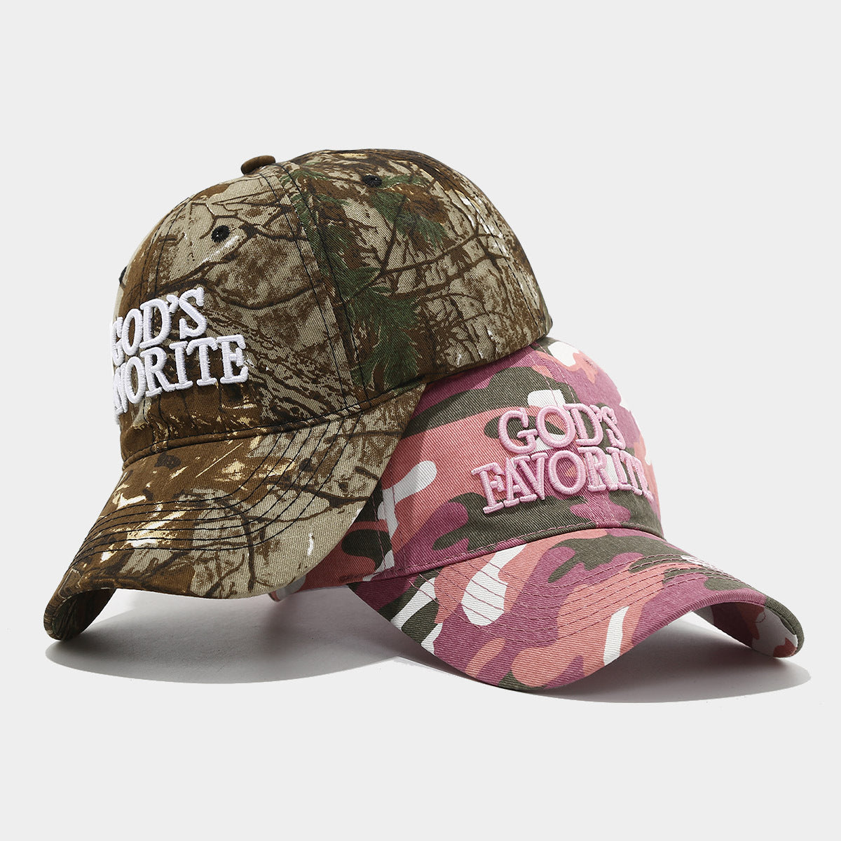 American Retro Baseball Cap Outdoor Jungle Camouflage Distressed