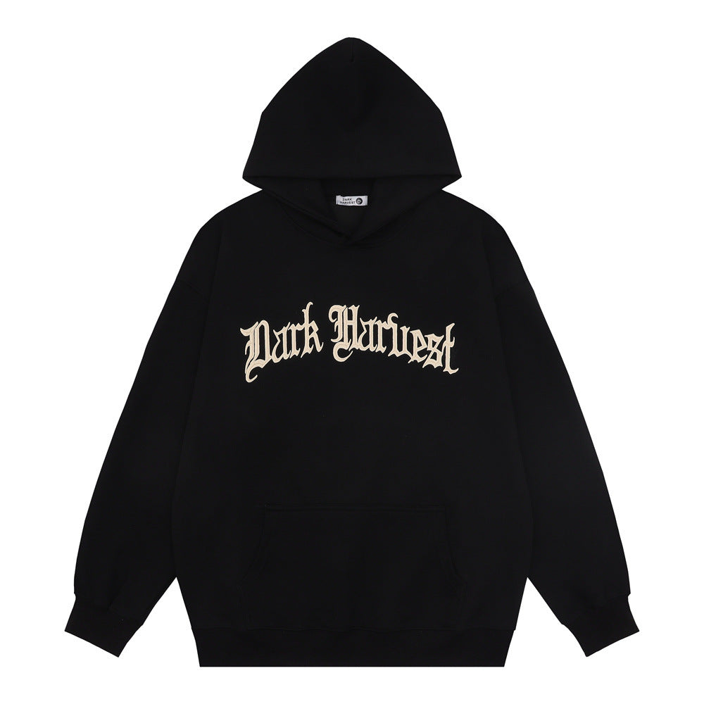 Five-pointed Star Letter Printed Hoodie