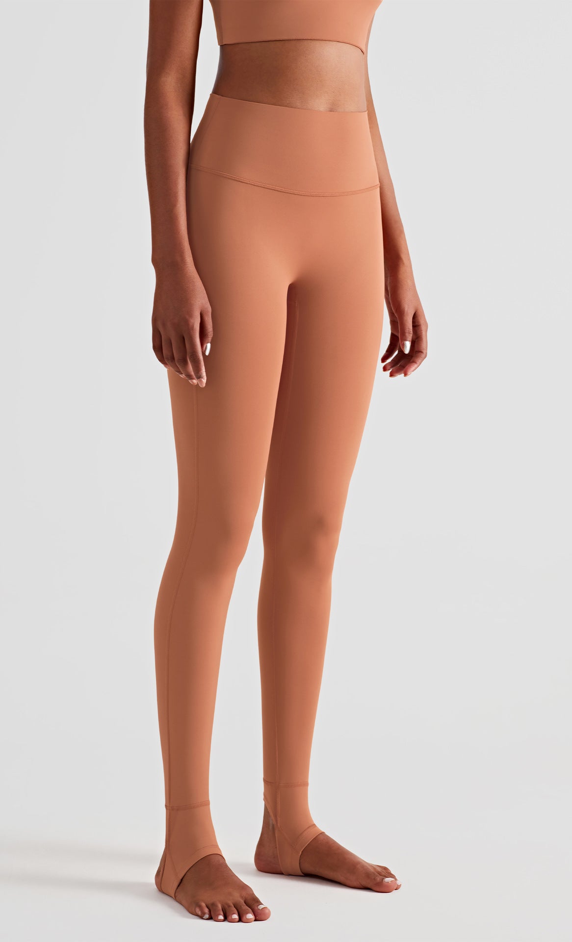 Siamese Foot High Waist Slimming No T Peach Fitness Pants