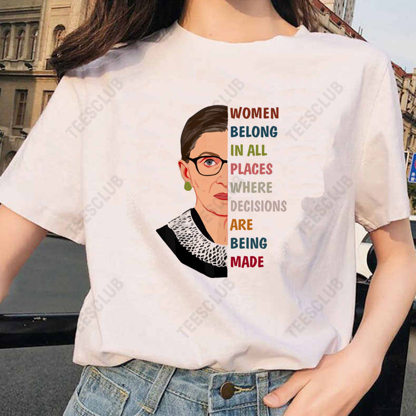 Women's Creative Print Modal Short Sleeve