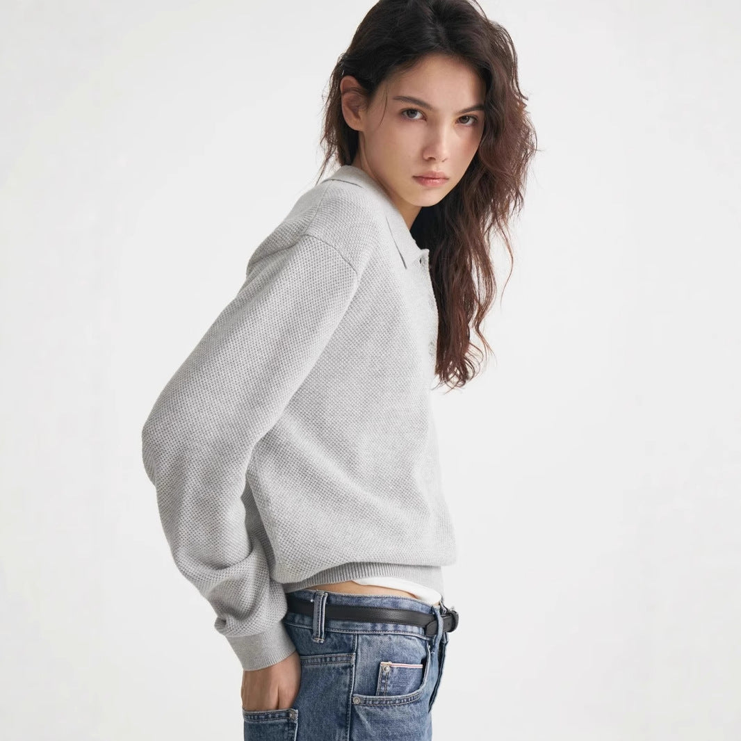 Womens Solid Color Turtleneck Sweater Pullover Knit Top