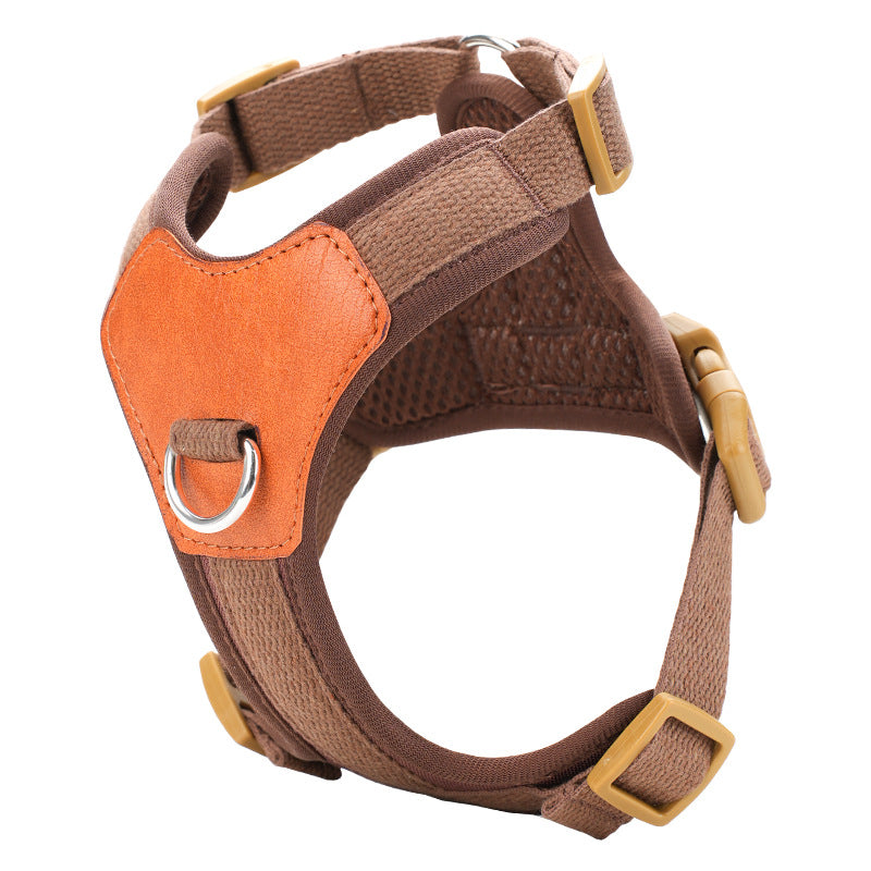 Retro Dog Hand Holding Rope Pet Harness