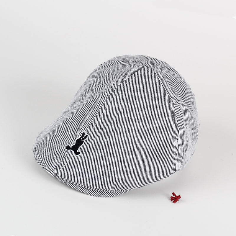 New Solid Color All-match Beret Embroidered Korean Style