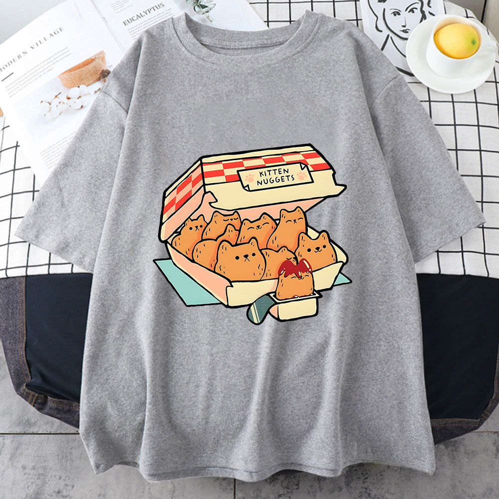 Cute Cat Biscuits Dipping Sauce Print