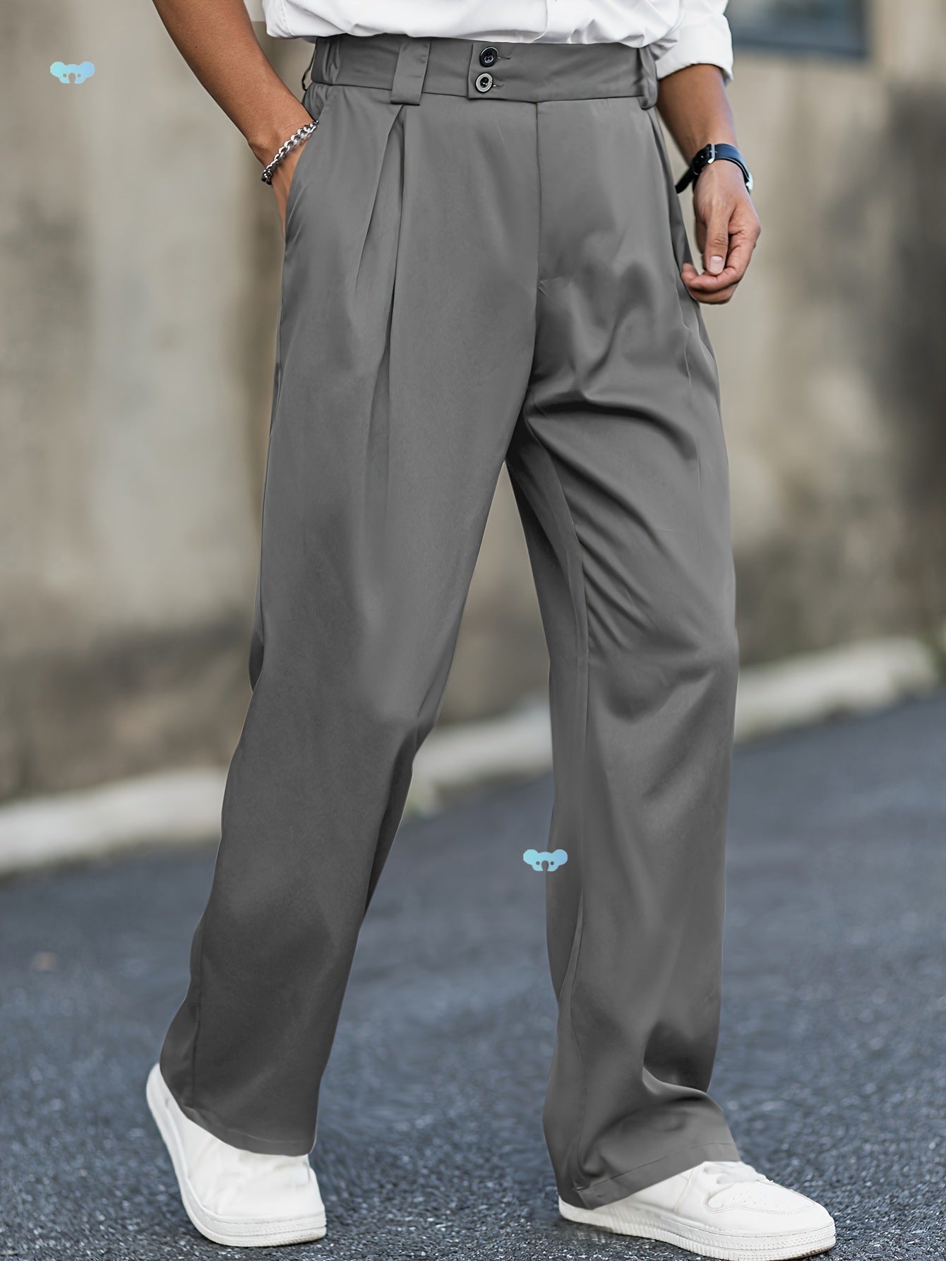 Men's Trousers  Loose Casual Wide Waist