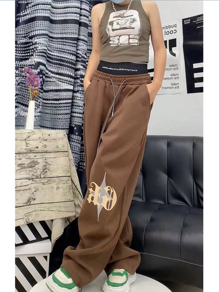American Style Retro High Street Sports Pants