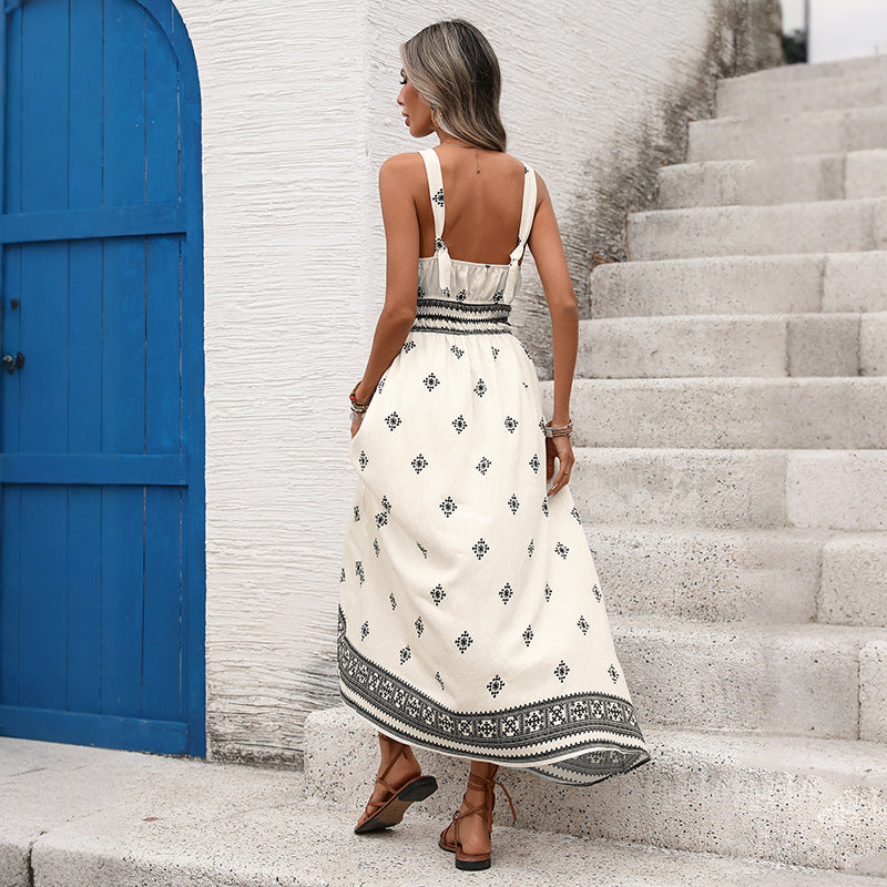 Summer Resort Style Slip Dress