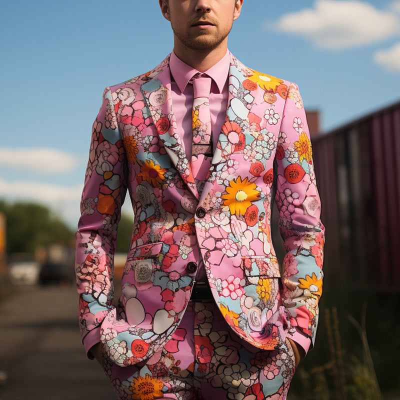 Fashion Personality New Men's Cool Suit