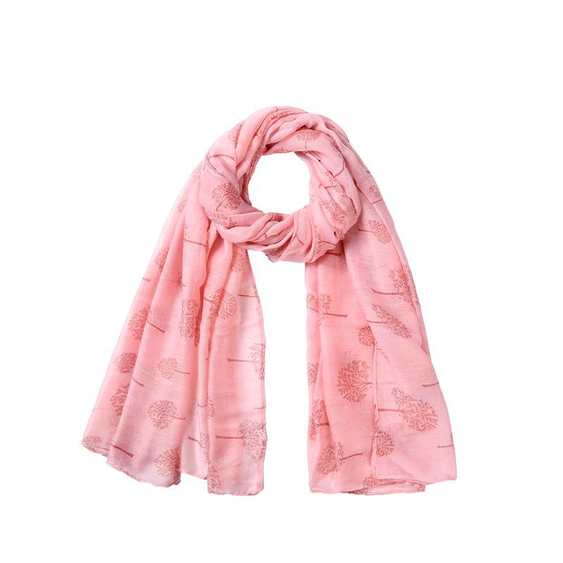 Women's Temperament Fashion Lucky Tree Print Scarf Shawl