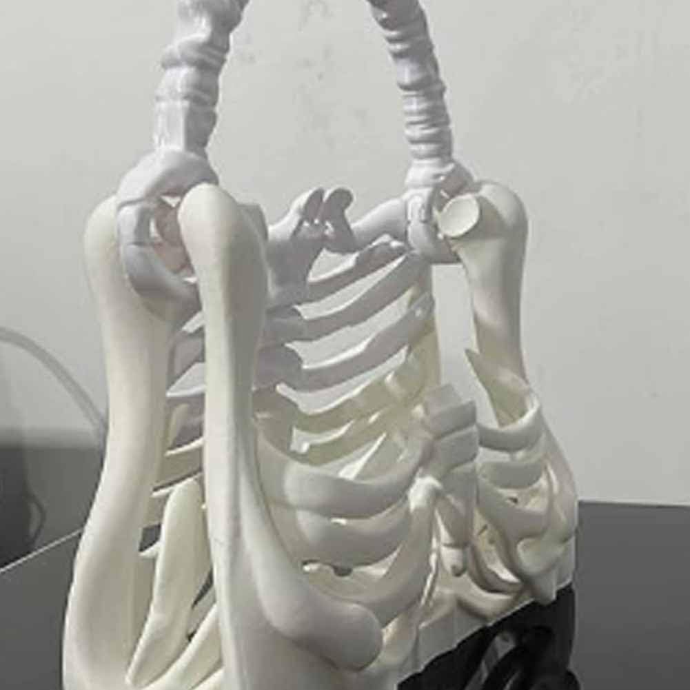 Printed Skeleton Bone Bag Decoration