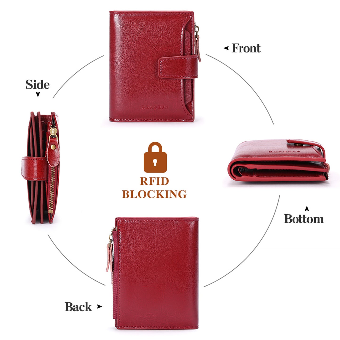 New Casual Soft Leather Ladies Wallet