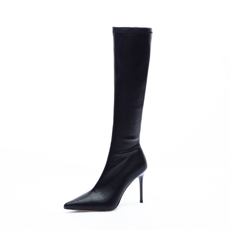 Over-the-knee Long Tube Pure Pointed Fashion Boots