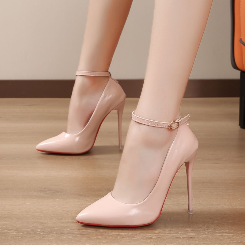 Spring And Autumn High Heels Stiletto Heel Shallow Mouth