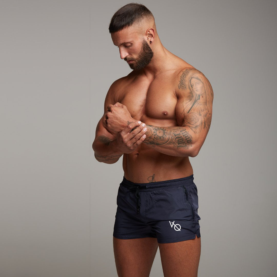 Sports Fitness Sommer Casual Bukser Muskeltræning Femtedelsbukser Mænds Sports Løbe Strandshorts