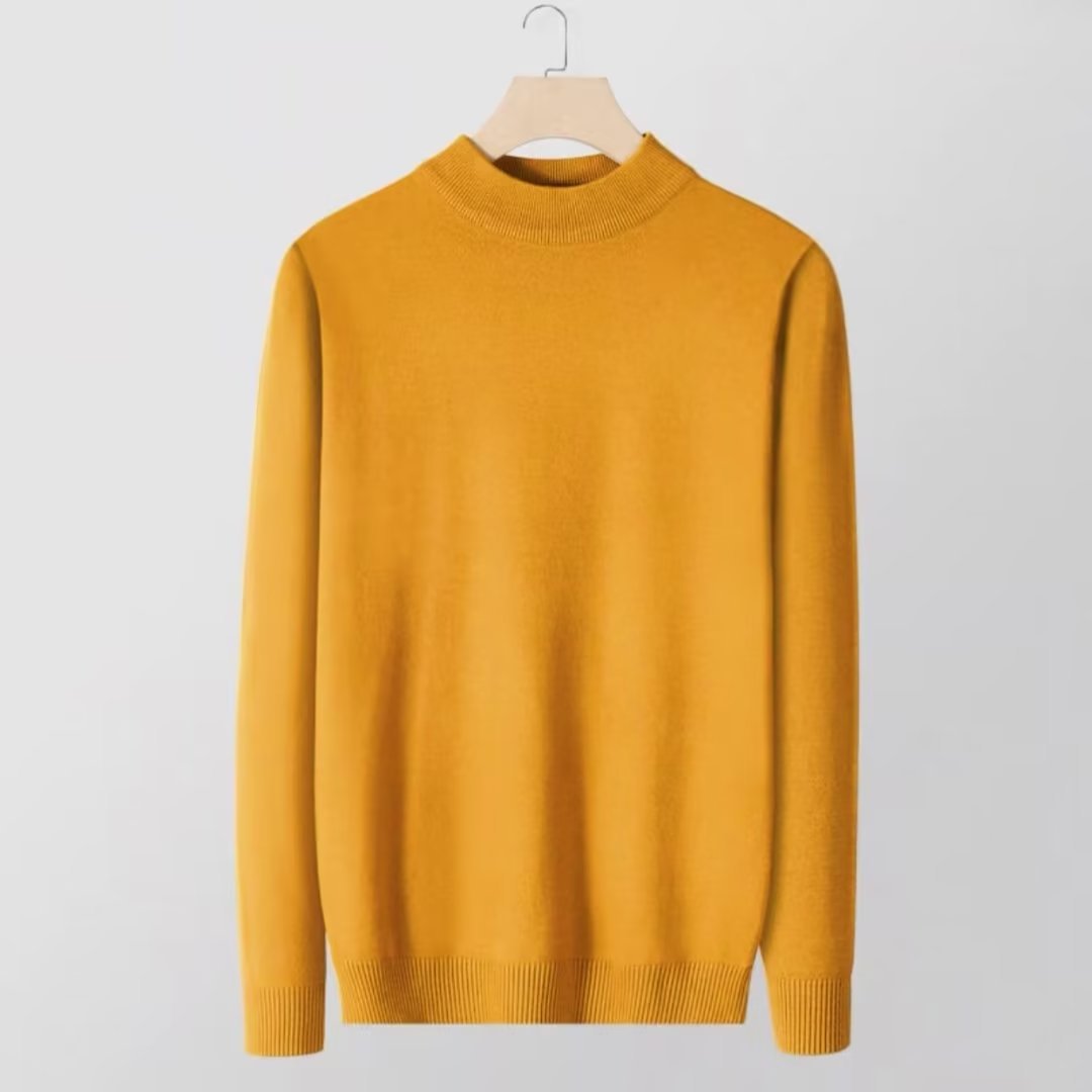 Knitted Base-Layer Casual Men's Wholesale Tops