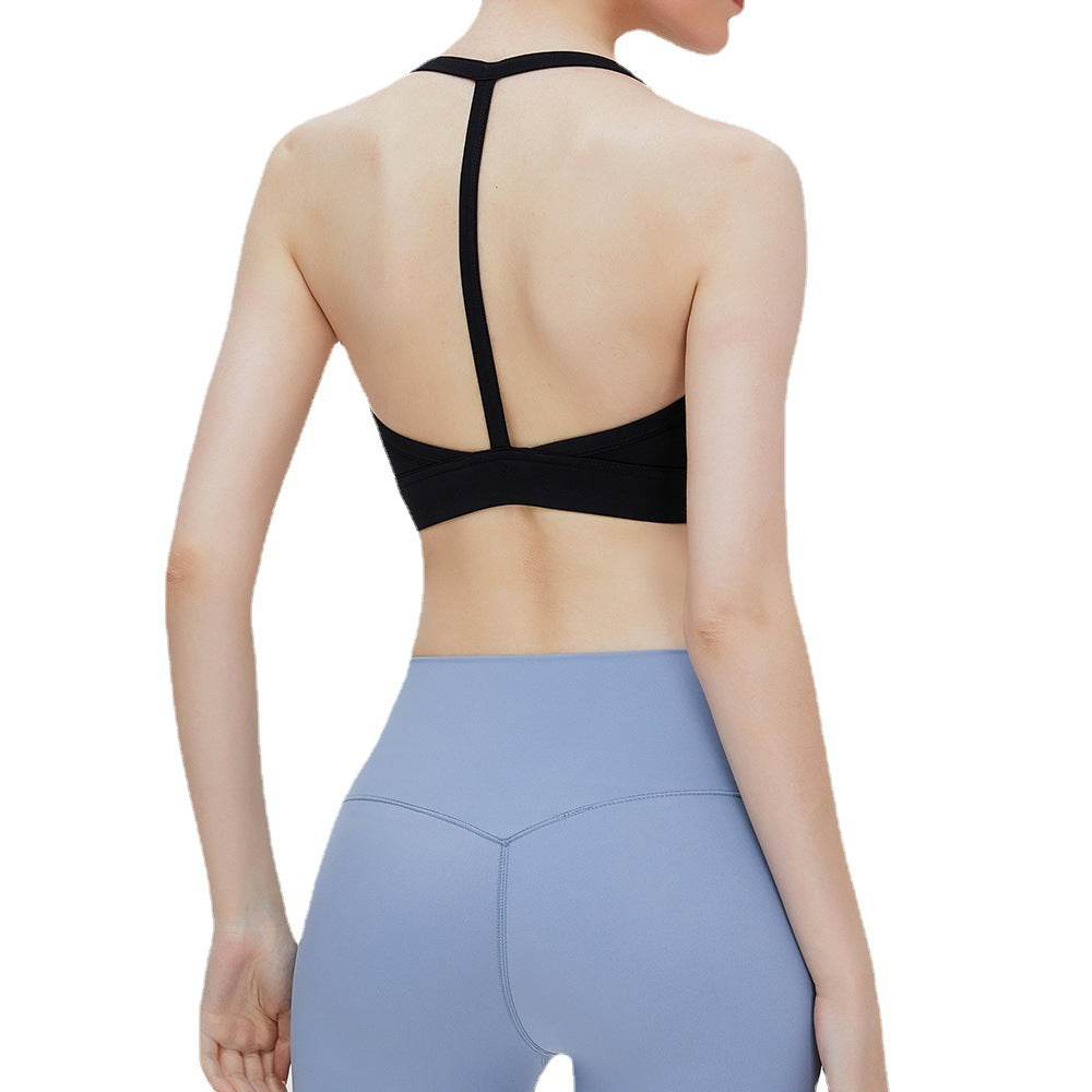 Halter Beauty Back Quick-drying Workout Bra