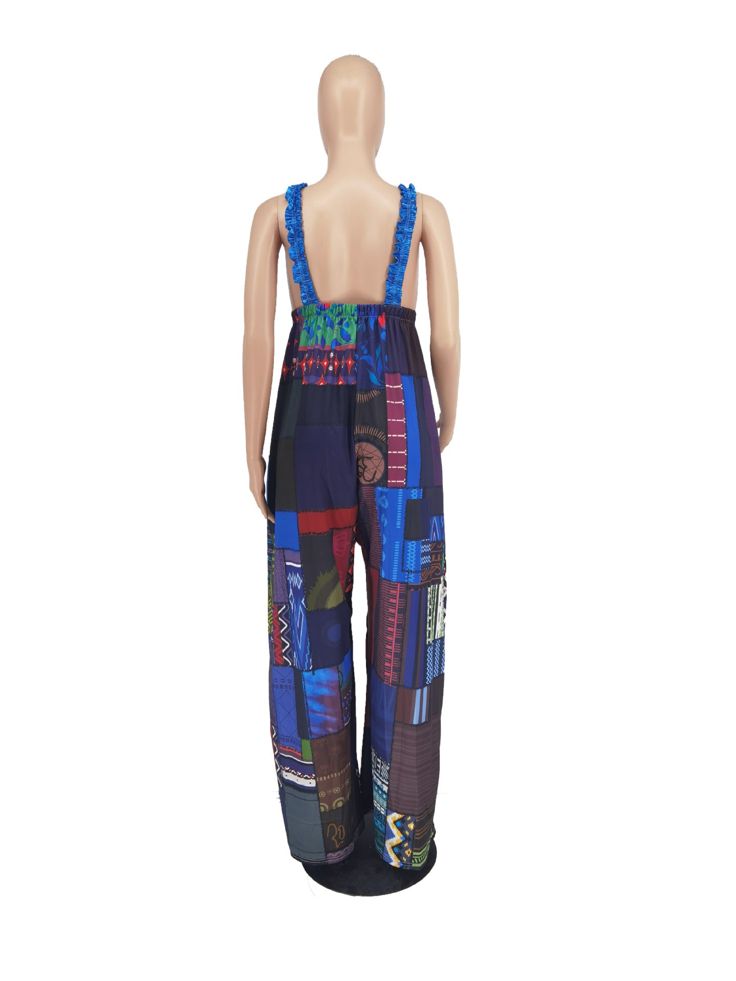 European And American Printed Bohemian Style Suspenders