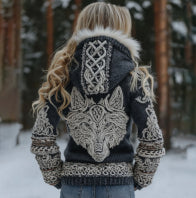 AutumnWinter 3D Digital-Print Hoodie