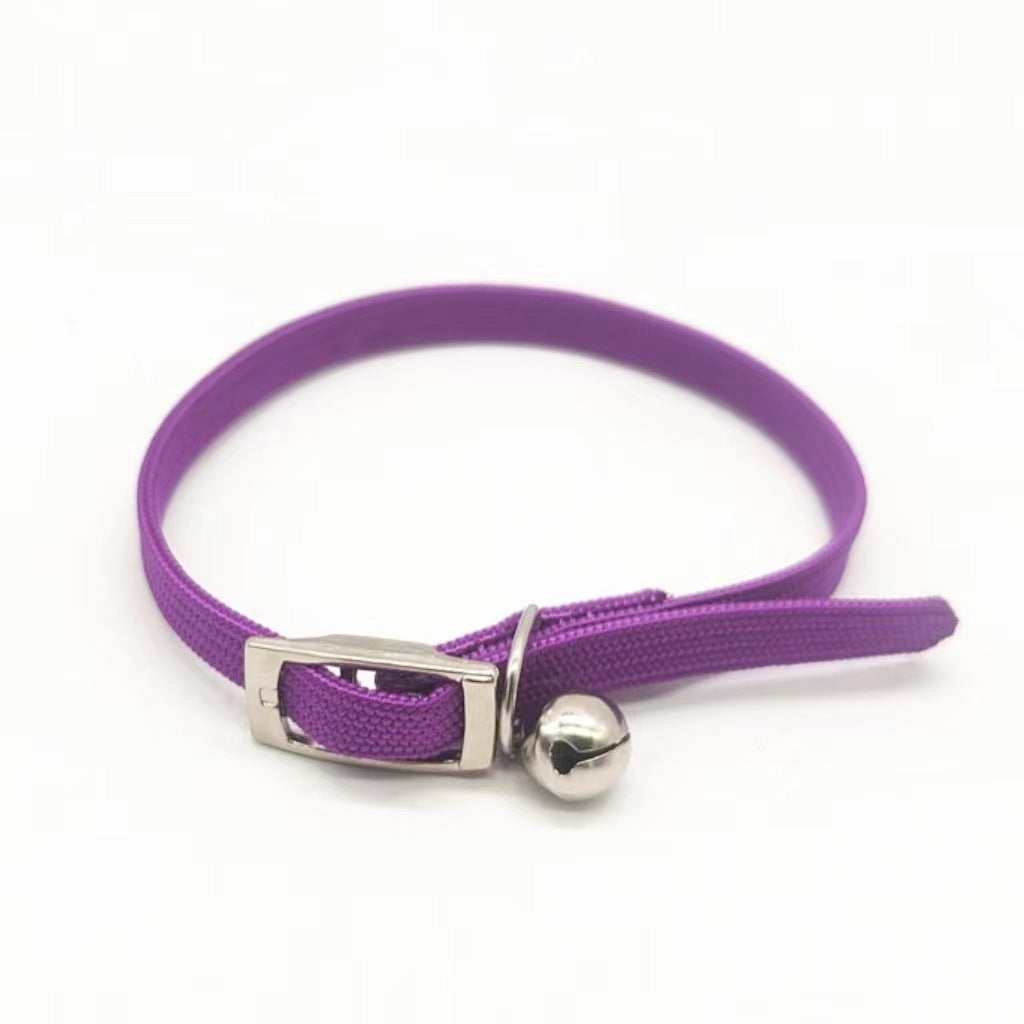 Pet Adjustable Small Collar With Bell