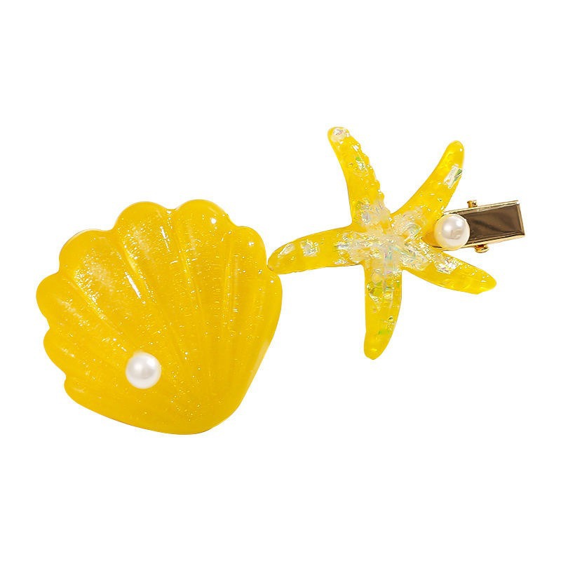 Ocean Shell Starfish Barrettes